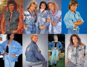 Denim Jackets 80s Fashion Eighties Vintage Fashion